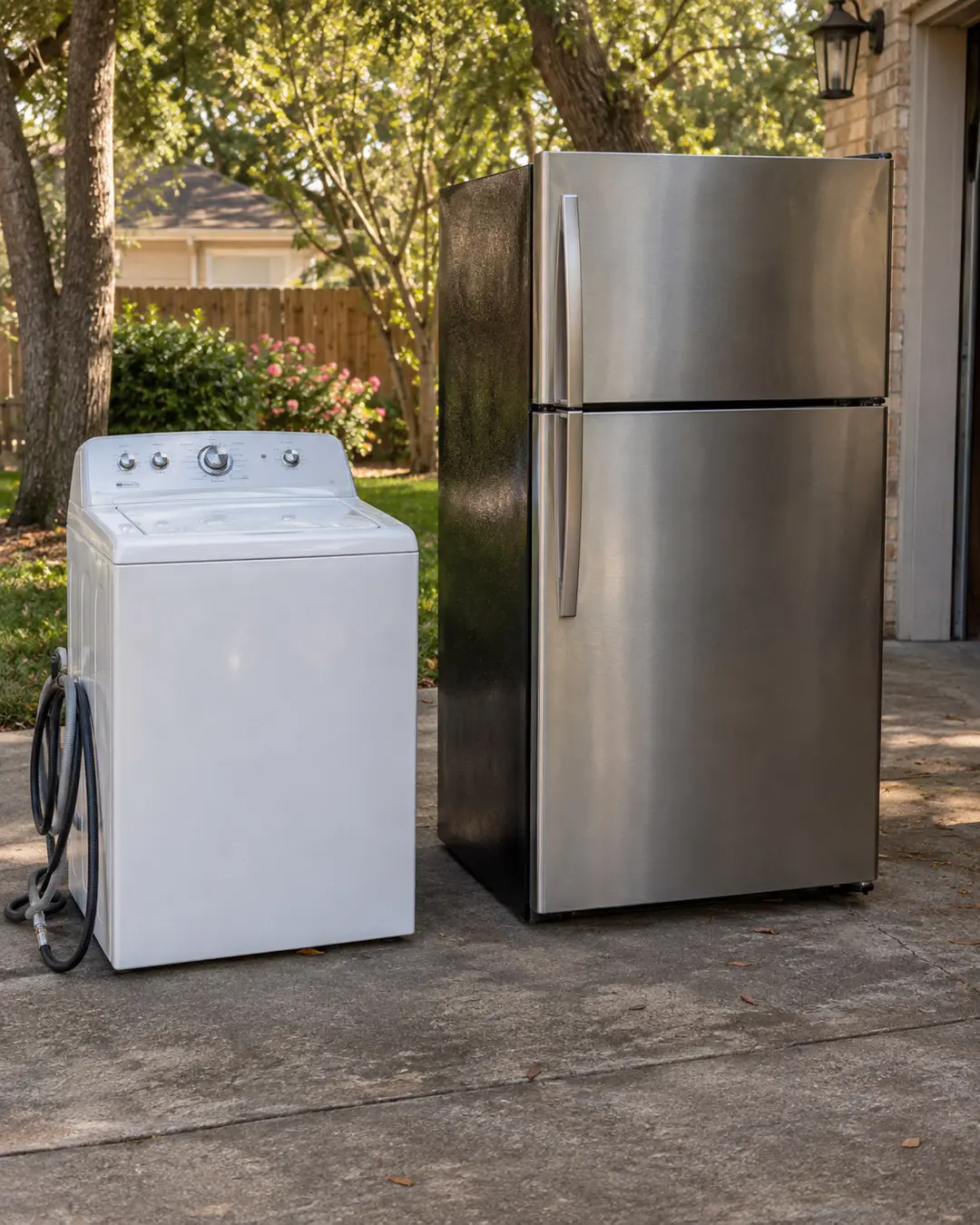 unwanted appliances ready for a pickup in the Orange area